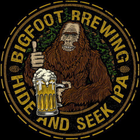 Bigfoot Brewing Tin Sign 12" x 12"